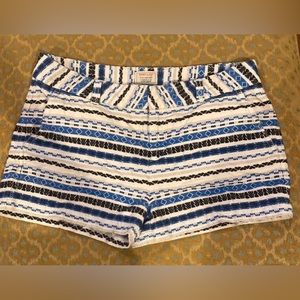 Blue and white “the city 3 inch short” khakis by GAP; size‎ 8; perfect condition